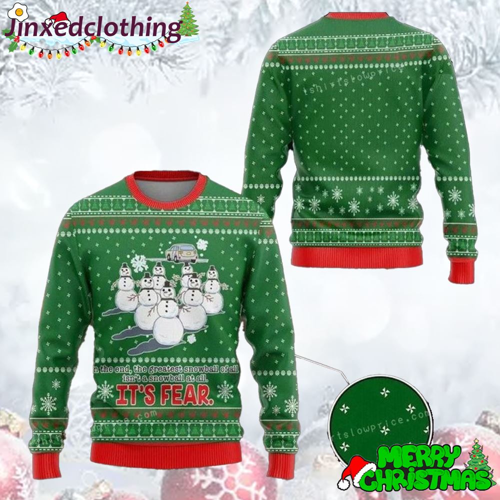 The Greatest Snowball Of All Ugly Christmas Sweater Christmas Party 